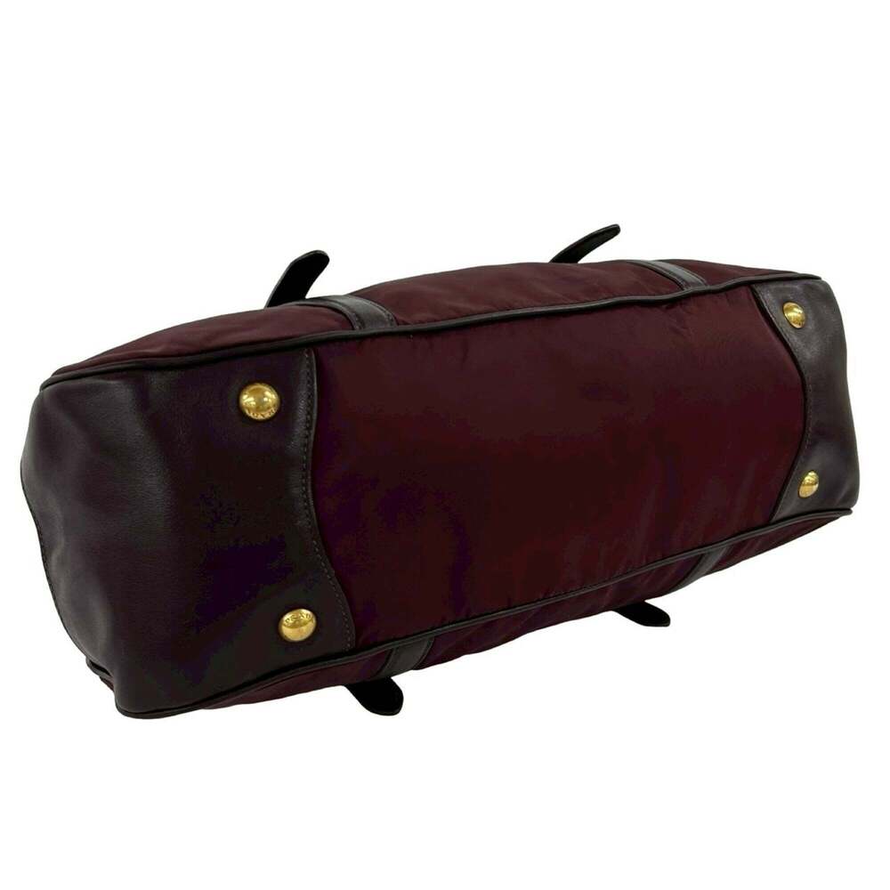 PRADA Red Leather Shoulder Bag - Picture 7 of 10